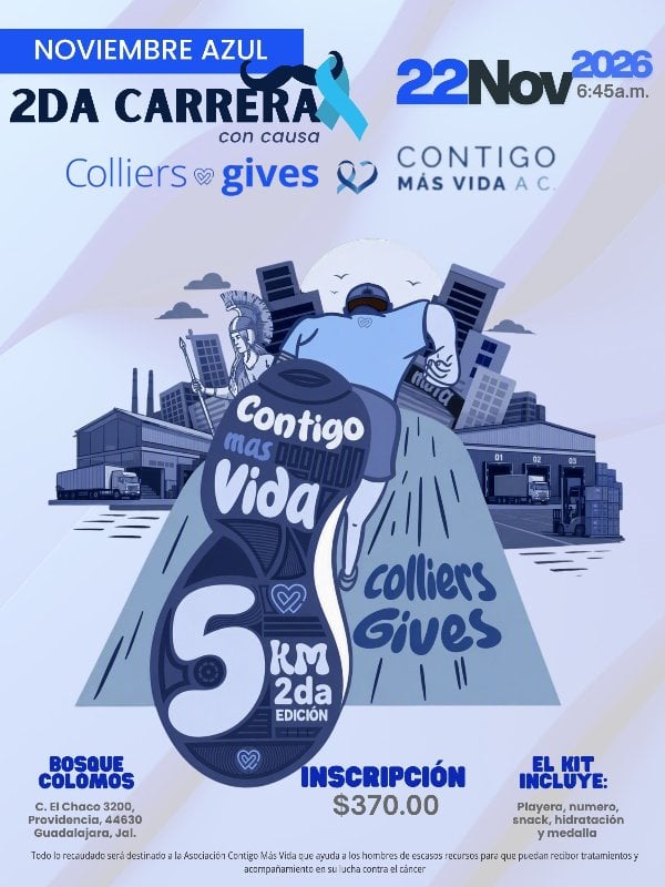 2da Edición: Carrera Con Causa Contigo Más Vida - Colliers 2026